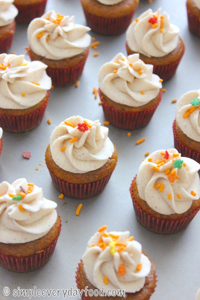 pumpkin cream cheese cupcakes - Simple Everyday Food